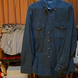 Mans long slv brushed cotton shirt final price